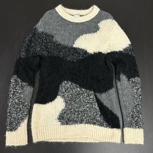 White ZARA long sweater